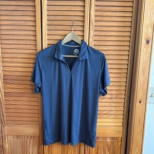 Slazenger Blue Short Sleeve Tee Soft Knit Classic